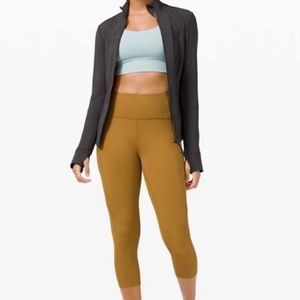 Lululemon Fast and Free Crop II 19”- Spiced Bronze